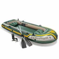 Canotto Seahawk 4 Intex 68351 gonfiabile con remi pompa mare lago gommone mshop