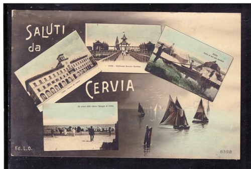 Cartolina saluti cervia - saluti,