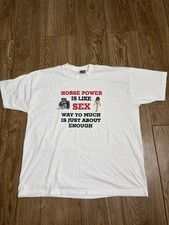 T-shirt vintage Horsepower Is
