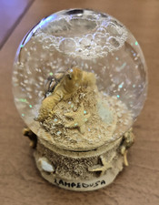 Palla di vetro con neve