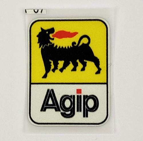 Adesivo piccolo agip - adesivo,