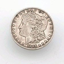1886 Morgan Silver Dollar 90%