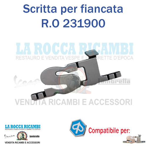 Scritta fiancata laterale - fiancata,