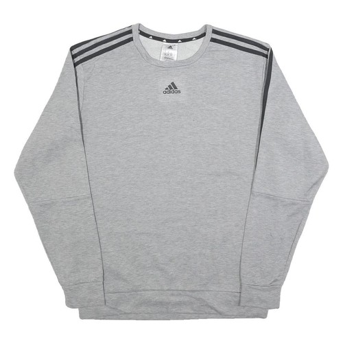 Adidas felpa grigia uomo - felpa, da