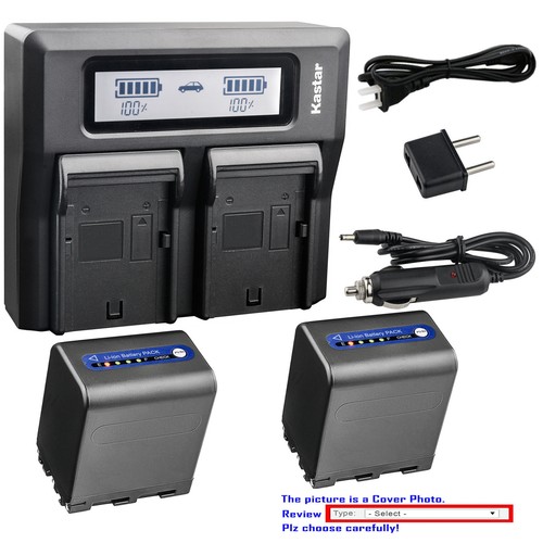 Kastar battery dual lcd fast - lcd,