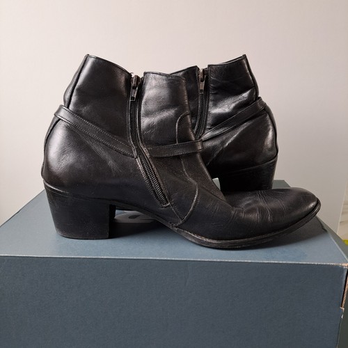 Stivali uomo vintage pelle