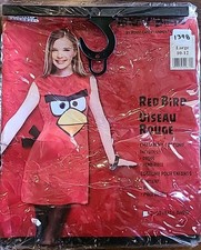 Girls Size 10-12 Large Angry Birds Halloween Costume Cosplay 