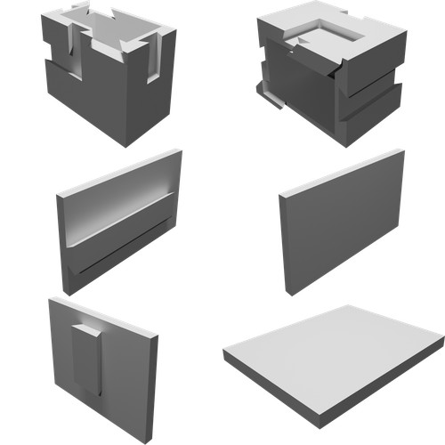 Scatola puzzle cubo lati - puzzle,