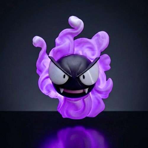 Lampada pokémon gastly led - gastly,