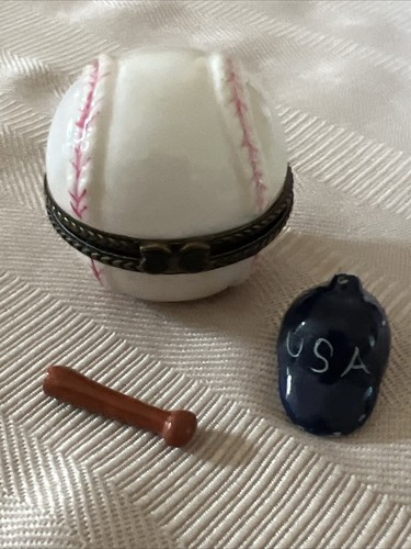 Baseball hinged porcelain - hinged,