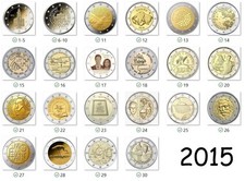 Euro commemorativi 2015 - euro,