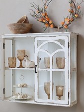 Vetrina da parete bianca JAY