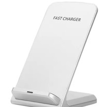 Caricatore Wireless Bianco 15W