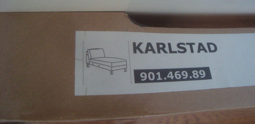 Ikea karlstad chaise cover per - ikea,