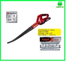 Soffiatore a batteria per foglie elettrico EINHELL GE- CL 18 Solo o Kit Batterie