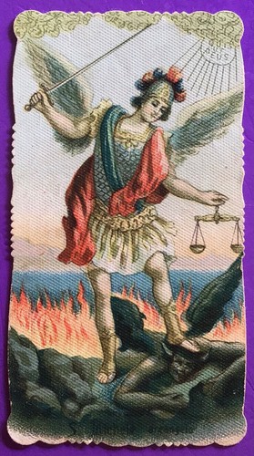 Santino holy card arcangelo - santino, card,