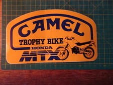 adesivo vintage sticker kleber  CAMEL TROPHY bike honda mtx
