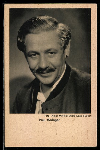 Attore paul hörbiger con - attore,