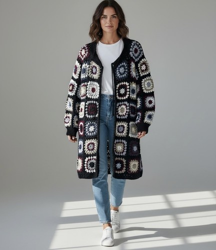 Granny square giacca - square,