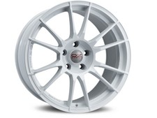 CERCHIO IN LEGA PER RENAULT CLIO SPORT 8,0J17" 5X108 55 75 OZ ULTRALEGGERA WHITE