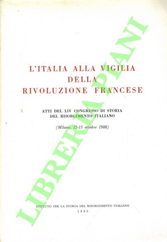 L'Italia alla vigilia della