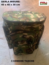 GERLA A ZAINO PER CERCATORI FUNGHI E CASTAGNE CON GERLA IN VIMINI E CAPPOTTINA