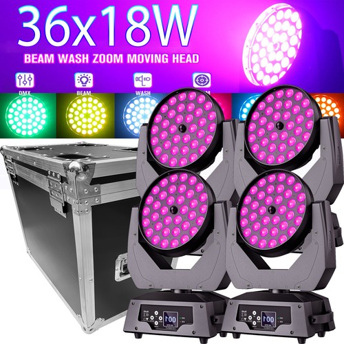 36x18w led rgbw zoom beam - pz,