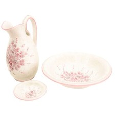 Tris set di ceramiche Rosa