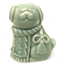 Bambola porta stuzzicadenti ceramica giapponese Tosa Inu cane da combattimento mastino figura D7