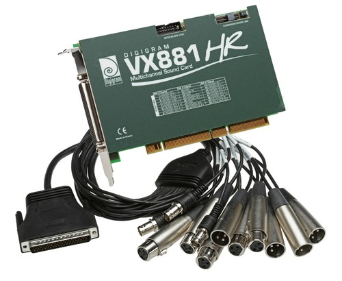 Digigram vx881hr quad aes - digigram,