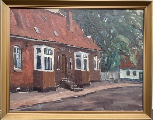Impressionista rosso casa - impressionista,