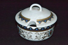 VECCHIA STUPENDA ZUCCHERIERA IN PORCELLANA LIMOGES