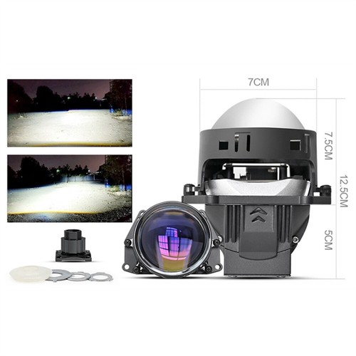 Faro laser bi led - laser,