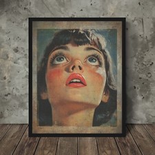Retro Girl Wonder Wall Art