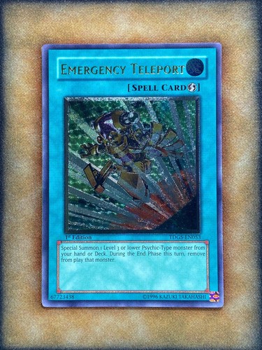 Yugioh teletrasporto emergenza - yugioh,