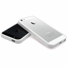 Apple IPHONE 5 5s Silicone TPU Bumper Custodia Protettiva Telaio Bianco