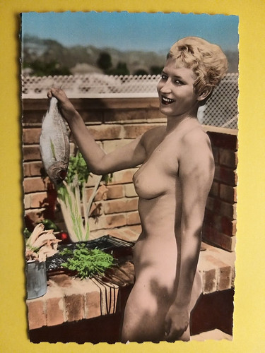 Cartolina nudo femminile - cartolina,