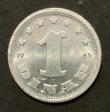 JUGOSLAVIA 1 DINAR 1953 1963