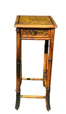 Tavolino vintage in rattan di