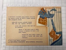 Cartolina A.O. Istituto Fascista Africa Italiana Genova Palazzo Federazione Fasc