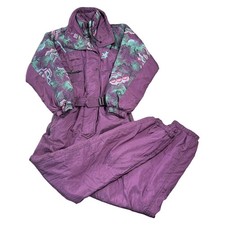 Tuta sci snowboard Brugi vintage pezzo unico anni 90 retrò astratta donna media