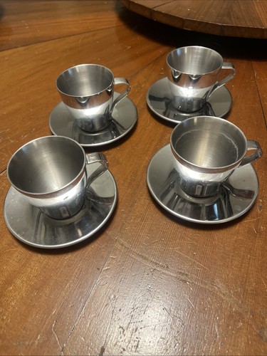 Set tazzine piattini - 4, e