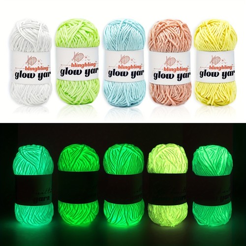 Rotoli 50g filato glow in - 50g,