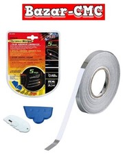 NASTRO film ADESIVO CROMATO 5mm x 10mt profilo cromo striscia auto moto scooter