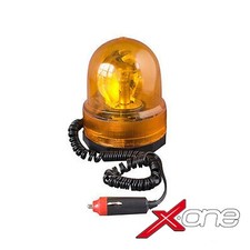 LAMPADA ROTANTE DI EMERGENZA MAGNETICA 12V/24V PER AUTOCARRO CON SIRENA LUCE