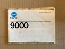 Istruzioni fotocamera Minolta