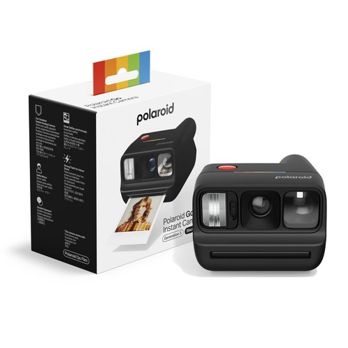 Fotocamera istantanea nera