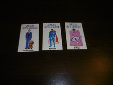 TRE FIGURINE ADESIVE ATLAS UFO