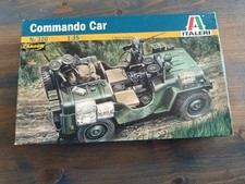 MODELLINO 1:35 ITALERI N 320 COMMANDO CAR 1 FIGURE INCLUDED PLASTC KIT-Q26