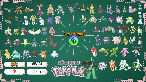 Pokémon legends méga - pokÉmon, z-a